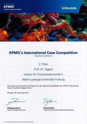 KPMG Urkunde